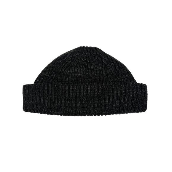 The North face Black Grey Speckled Beanie, Fleece Lined, Unisex, One Size - Picture 2 of 5